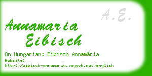 annamaria eibisch business card