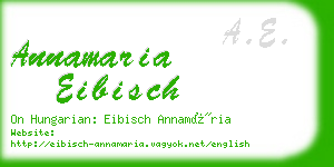 annamaria eibisch business card